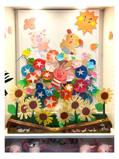事務局だより『夏のげんきなお花たち』写真1写真2